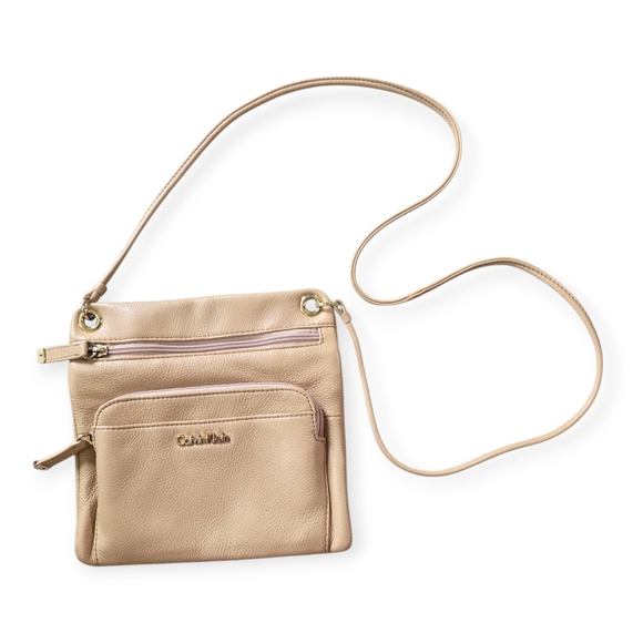 Calvin Klein Beige Cross Body Purse - Picture 1 of 16